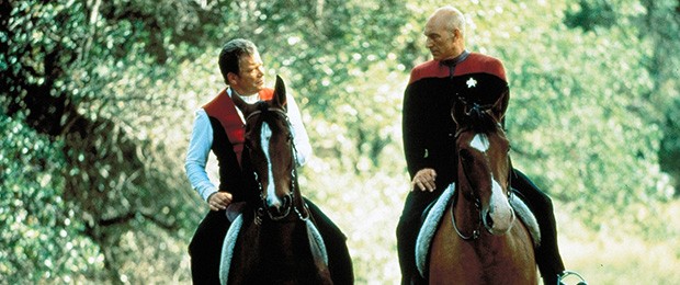 Kirk and Picard